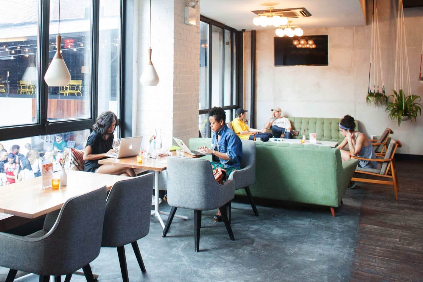 Different co-working spaces